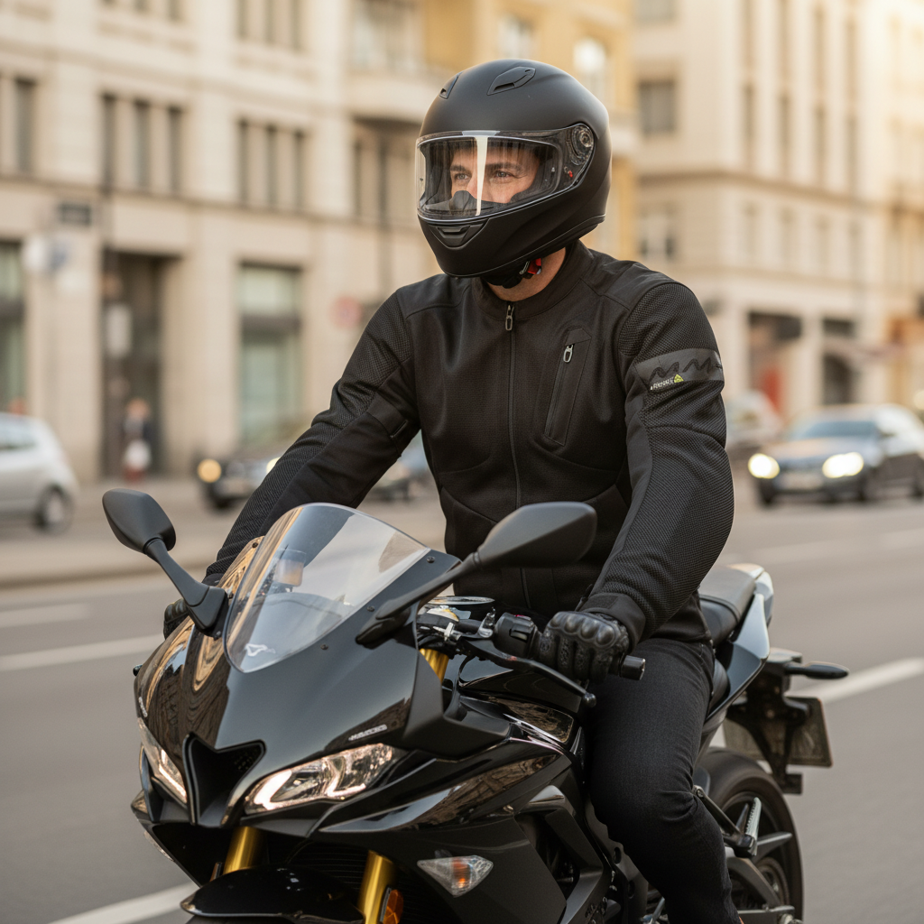 Macna Torido Nero – Giacca Moto Estiva in Rete Ventilata Convertibile in Zaino CE Classe A Uomo - Moon Bike - Vista 11
