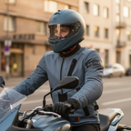 Macna Torido Grigio/Nero – Giacca Moto Estiva in Rete Ventilata Convertibile in Zaino CE Classe A Uomo