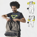 Macna Torido Nero – Giacca Moto Estiva in Rete Ventilata Convertibile in Zaino CE Classe A Uomo - Moon Bike - Vista 15