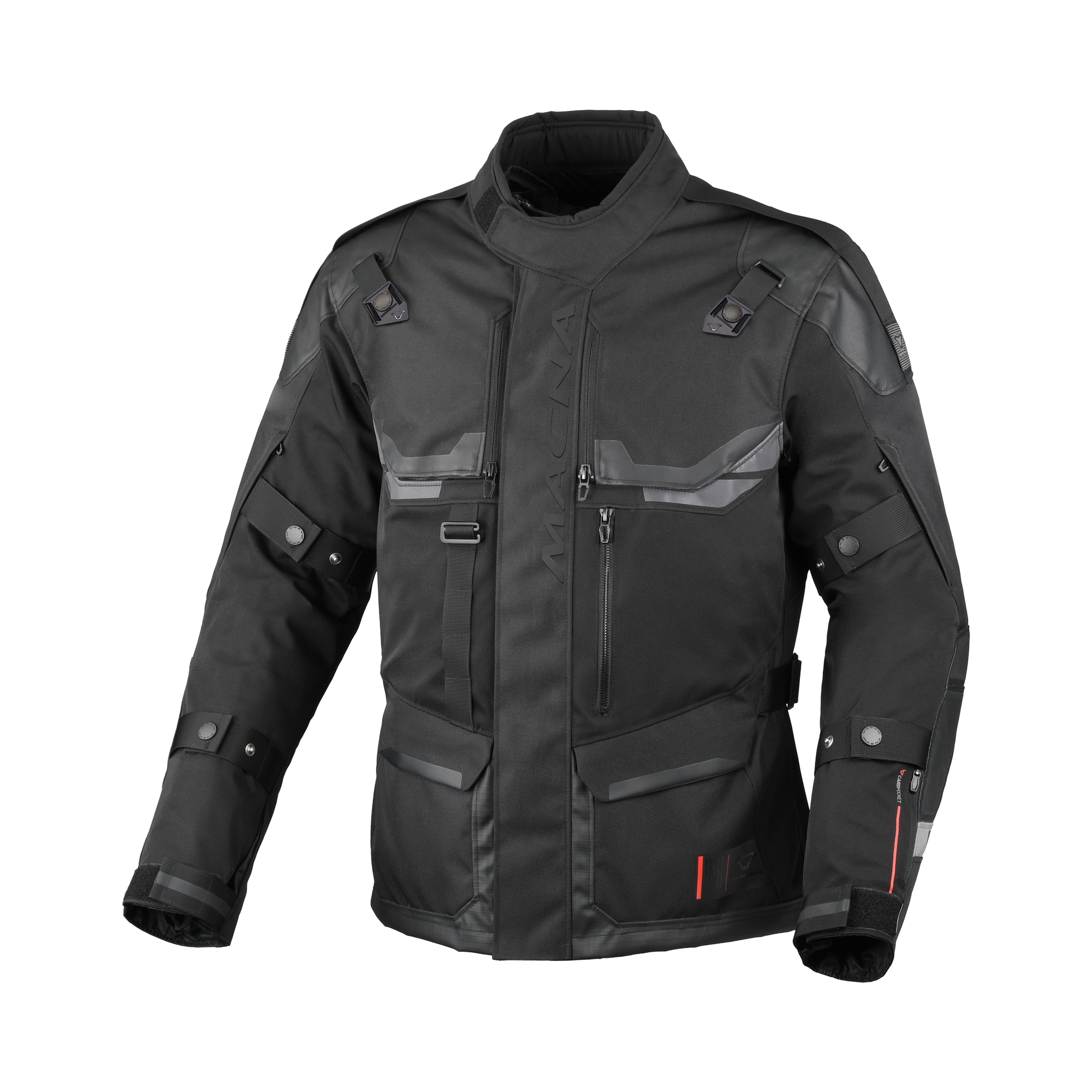 Macna Touros Nero – Giacca Moto Adventure 3 Strati CE Uomo – vista 1