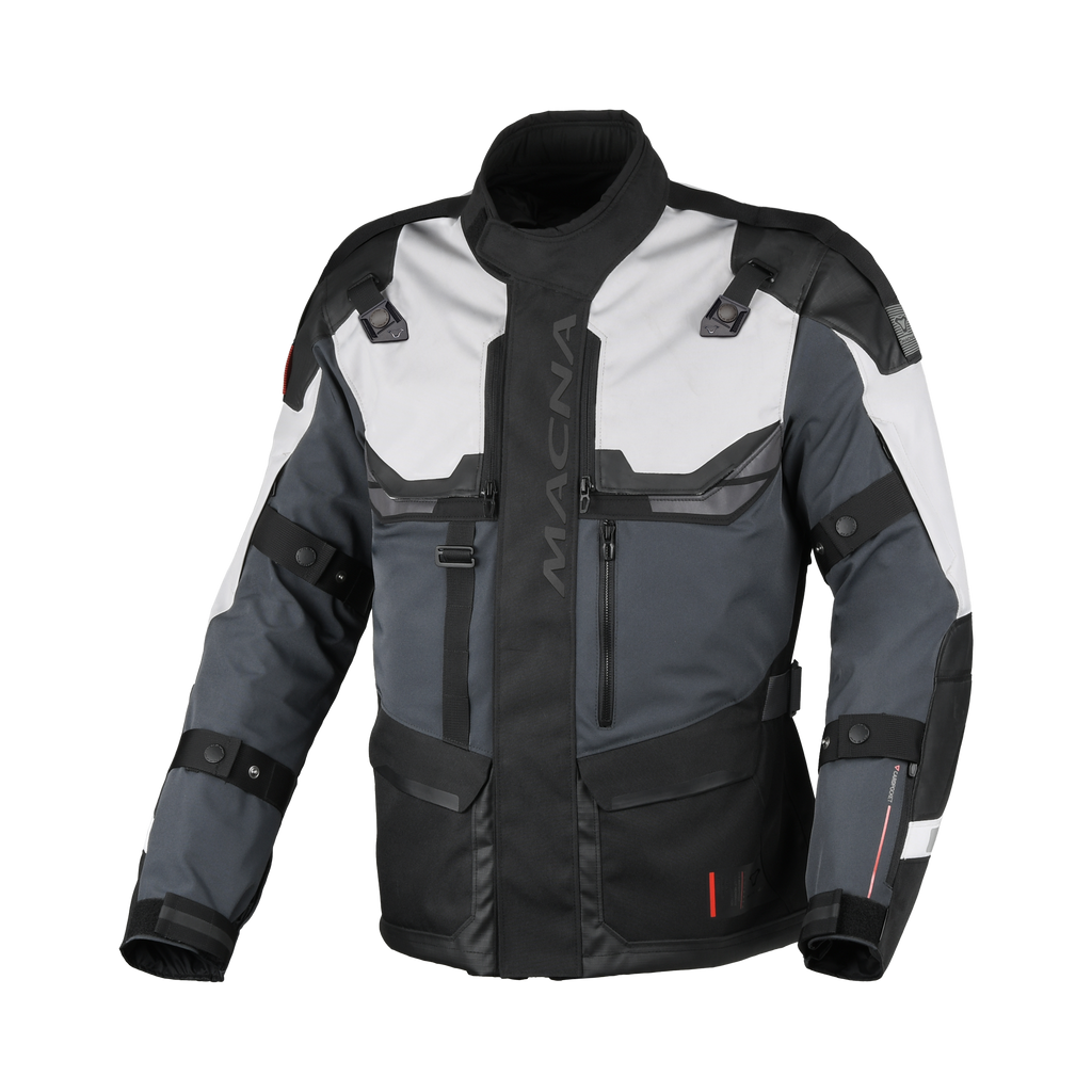 Macna Touros Nero/Grigio – Giacca Moto Adventure 3 Strati CE Uomo – vista 1