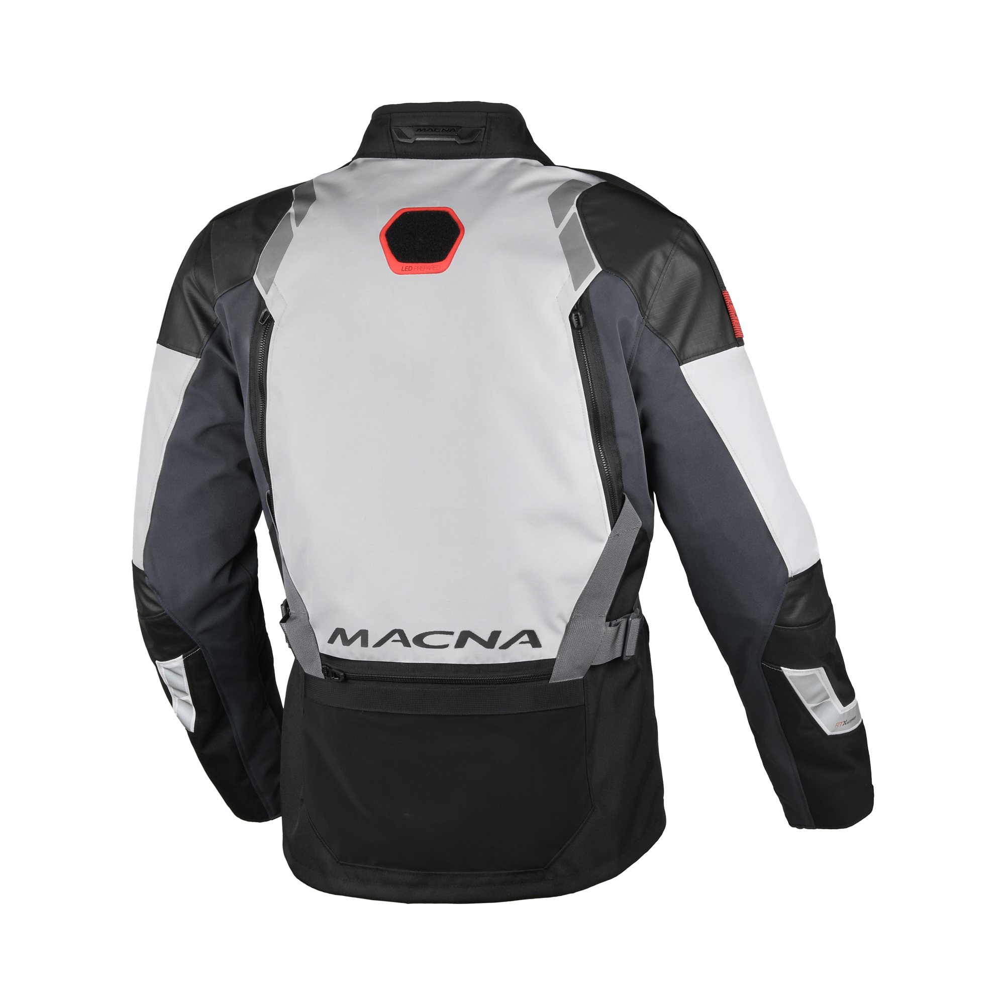 Macna Touros Nero/Grigio – Giacca Moto Adventure 3 Strati CE Uomo – vista 2