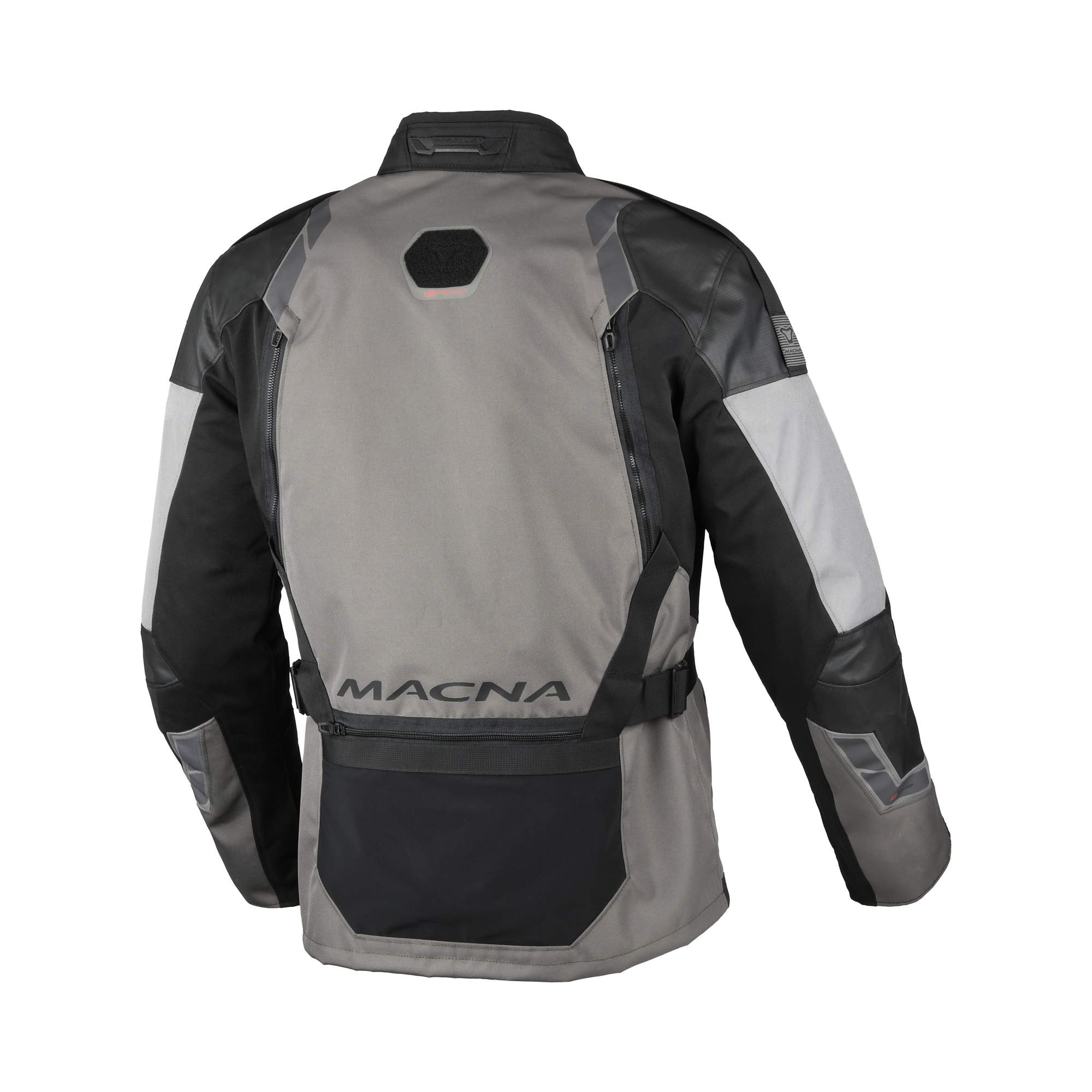 Macna Touros Taupe/Nero – Giacca Moto Adventure 3 Strati CE Uomo – vista 2