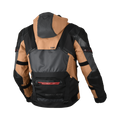 Macna Tryton Marrone/Nero giacca moto vista 1