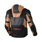 Macna Tryton Marrone/Nero giacca moto vista 1
