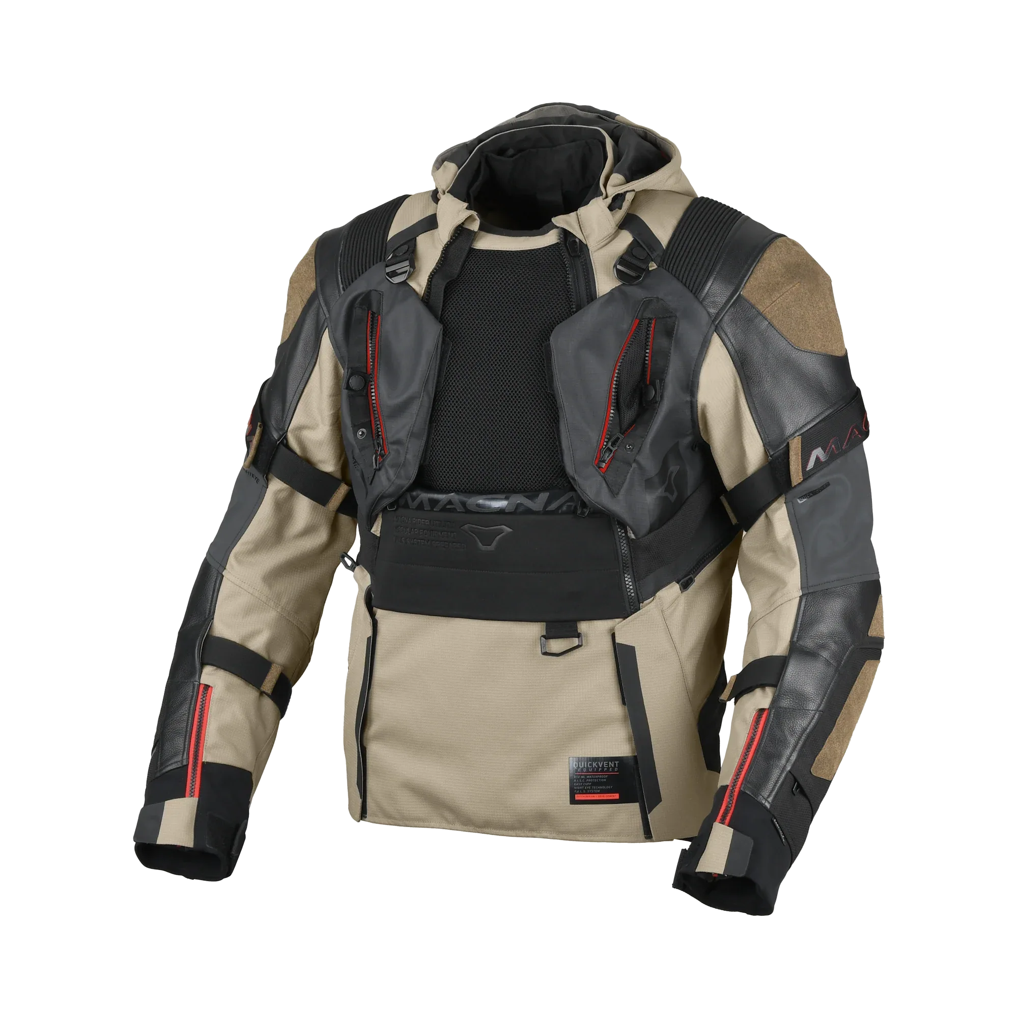 Macna Tryton Giacca Moto Impermeabile