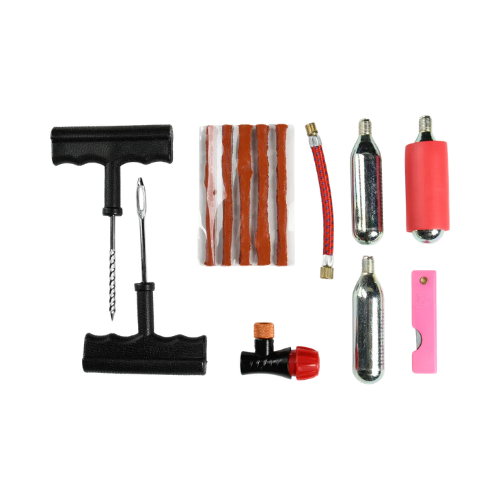 Macna Macna Tyre Kit – Kit Riparazione Pneumatici Moto con CO₂ e 5 Tappi Tubeless Oro Kit di riparazione pneumatici - Moon Bike - Vista 2