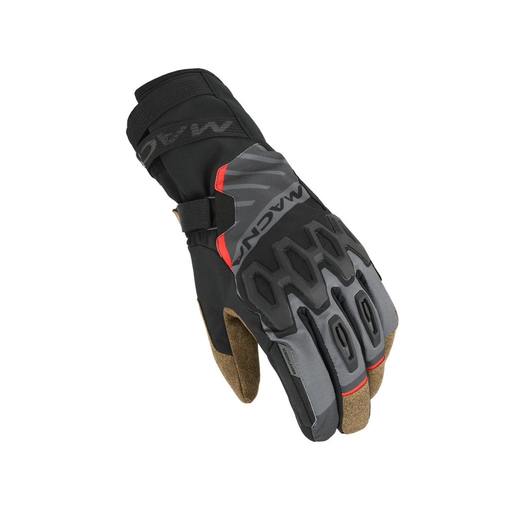 Macna Tyrian RTX Taupe / Marrone guanti moto