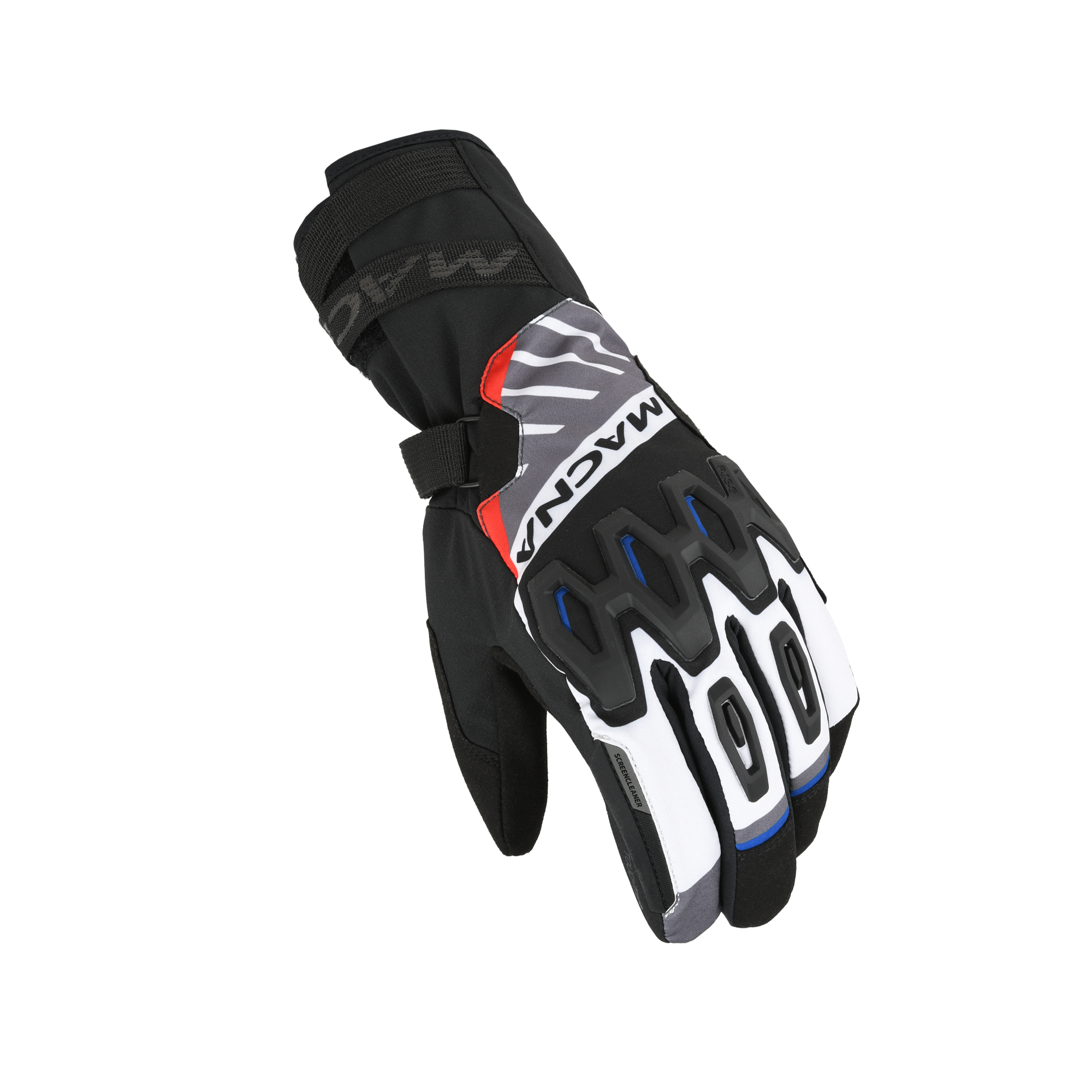 Macna Tyrian RTX Grigio / Nero guanti moto