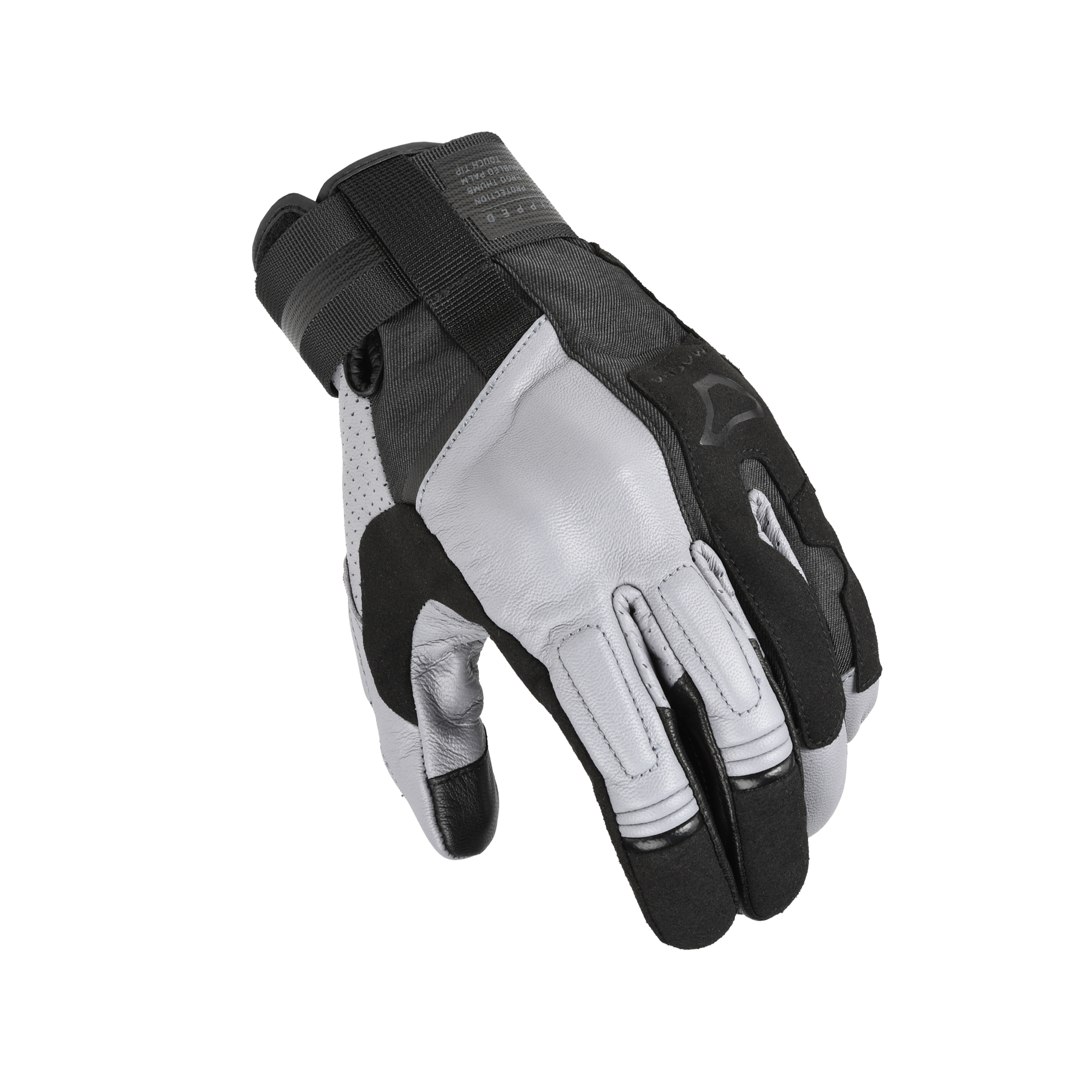 Macna Ulmex Nero / Grigio guanti moto