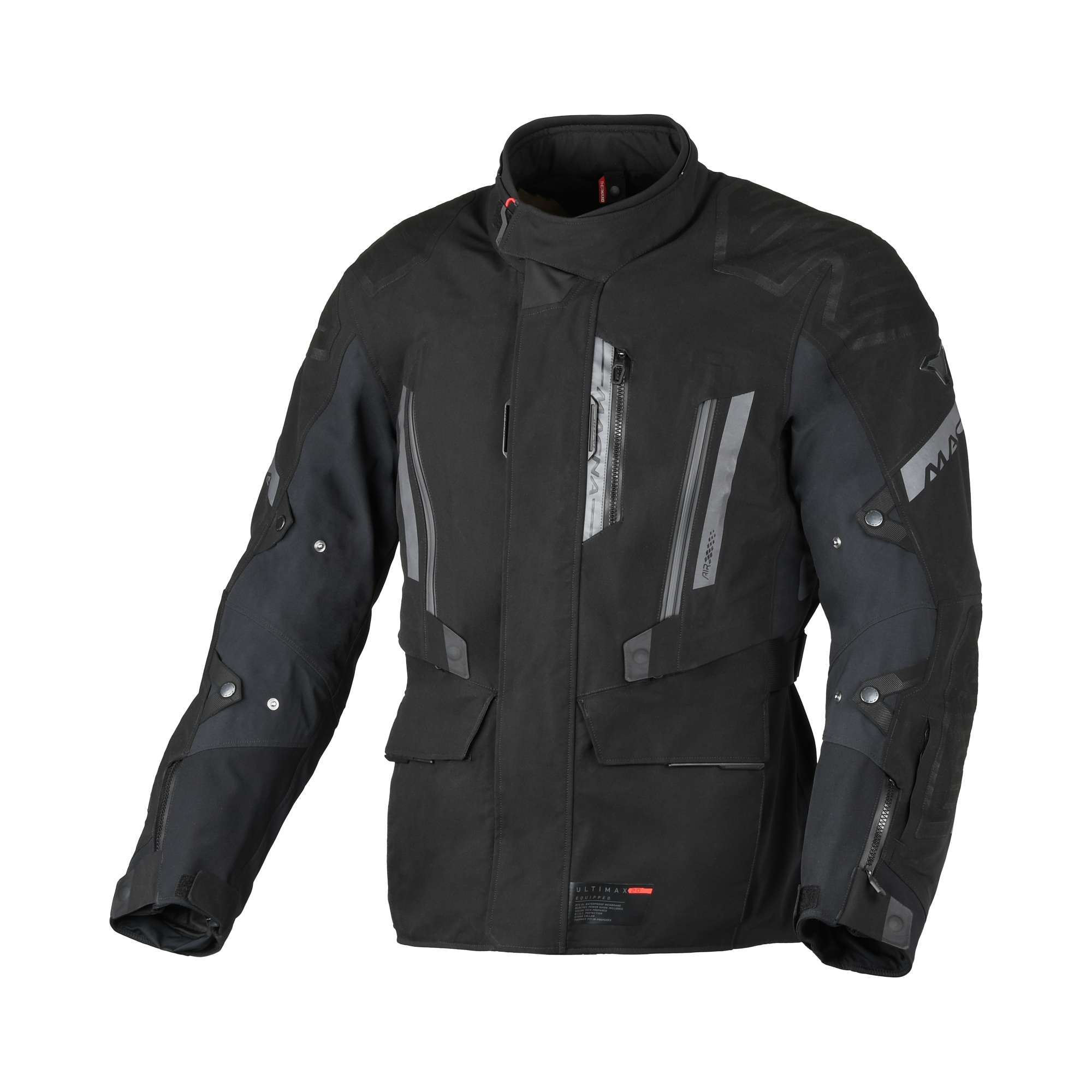 Macna Ultimax 2.0 Nero - Giacca Moto Touring All-Season Laminata CE Classe AA Uomo - vista 1