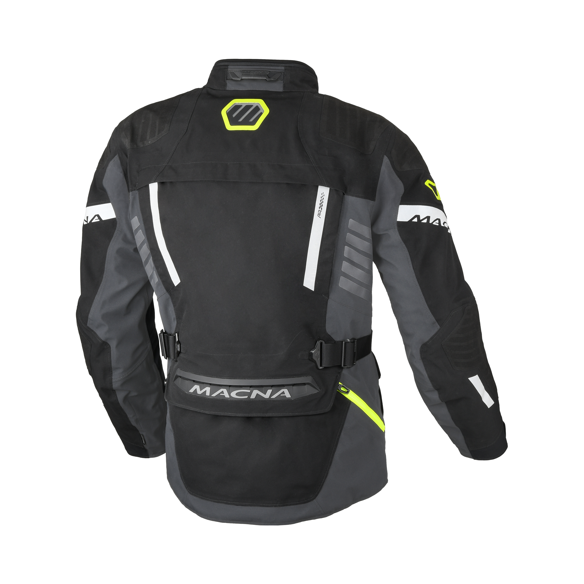 Macna Ultimax 2.0 Nero/Giallo - Giacca Moto Touring All-Season Laminata CE Classe AA Uomo - vista 2
