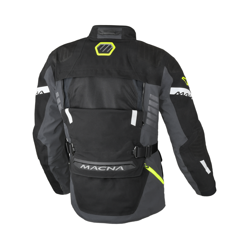 Macna Ultimax 2.0 Nero/Giallo - Giacca Moto Touring All-Season Laminata CE Classe AA Uomo - vista 3