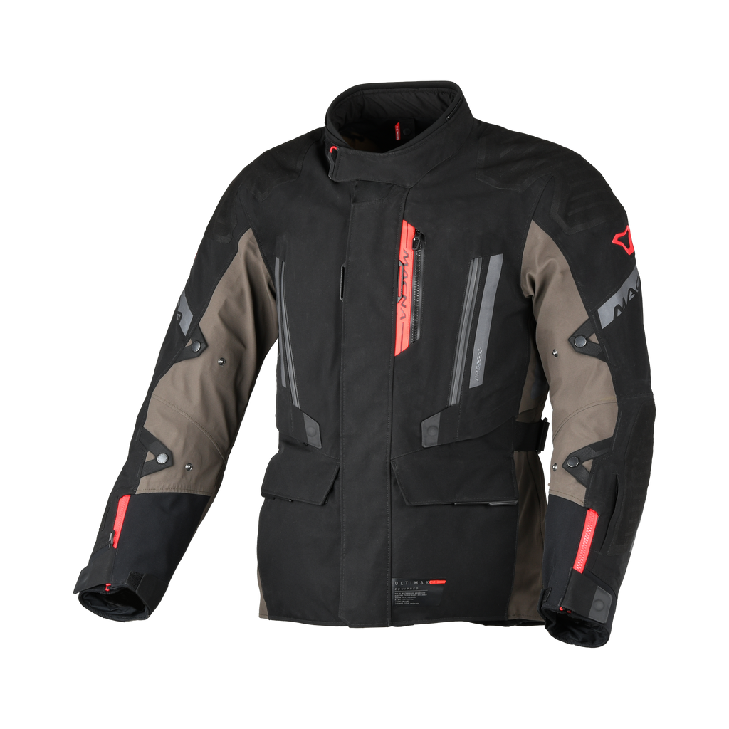 Macna Ultimax 2.0 Nero/Grigio - Giacca Moto Touring All-Season Laminata CE Classe AA Uomo - vista 1