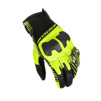 Macna Ultraxx Nero/Giallo – Guanti Moto Racing CE Uomo – vista 1