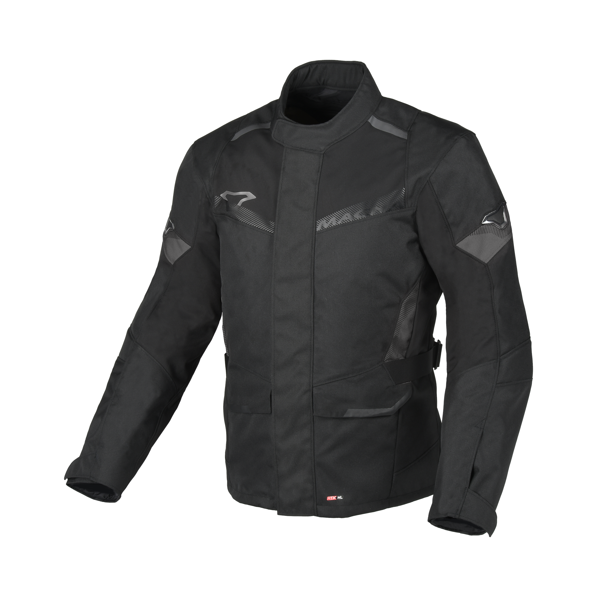 Macna Vaulture Nero – Giacca Moto Touring Impermeabile CE Uomo – vista frontale