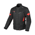 Macna Vaulture Nero/Rosso – Giacca Moto Touring Impermeabile CE Uomo – vista frontale