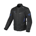 Macna Vaulture Nero/Blu – Giacca Moto Touring Impermeabile CE Uomo – vista frontale
