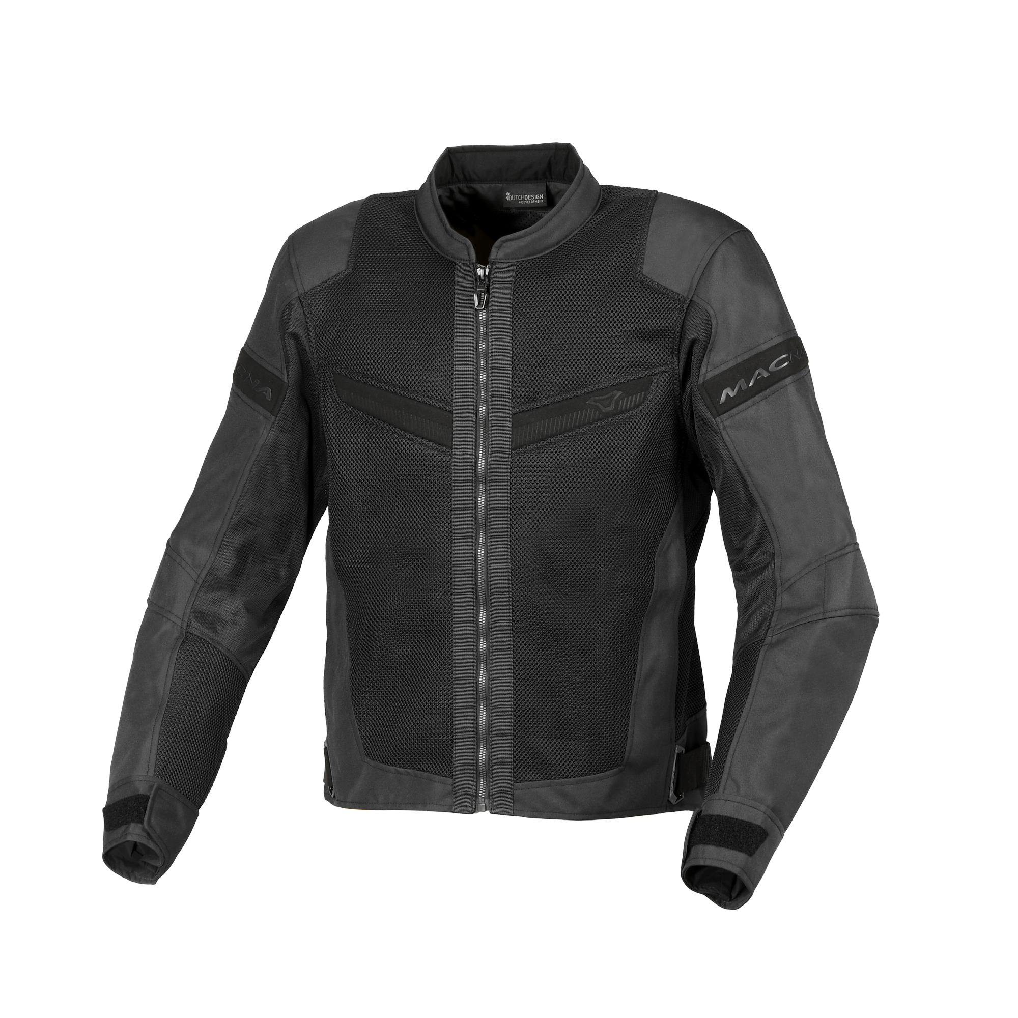 Macna Velotura Nero - Giacca Moto Estiva in Rete Ventilata City CE Classe A Uomo - vista 1