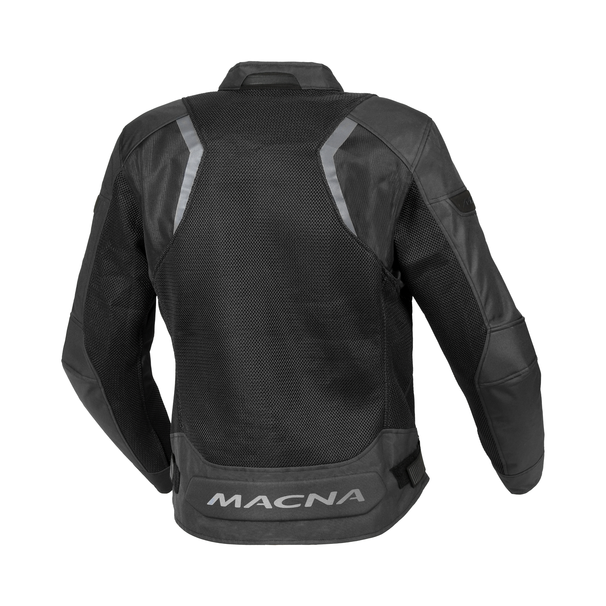 Macna Velotura Nero - Giacca Moto Estiva in Rete Ventilata City CE Classe A Uomo - vista 2