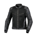 Macna Velotura Nero/Grigio - Giacca Moto Estiva in Rete Ventilata City CE Classe A Uomo - vista 1