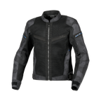 Macna Velotura Nero/Grigio - Giacca Moto Estiva in Rete Ventilata City CE Classe A Uomo - vista 1