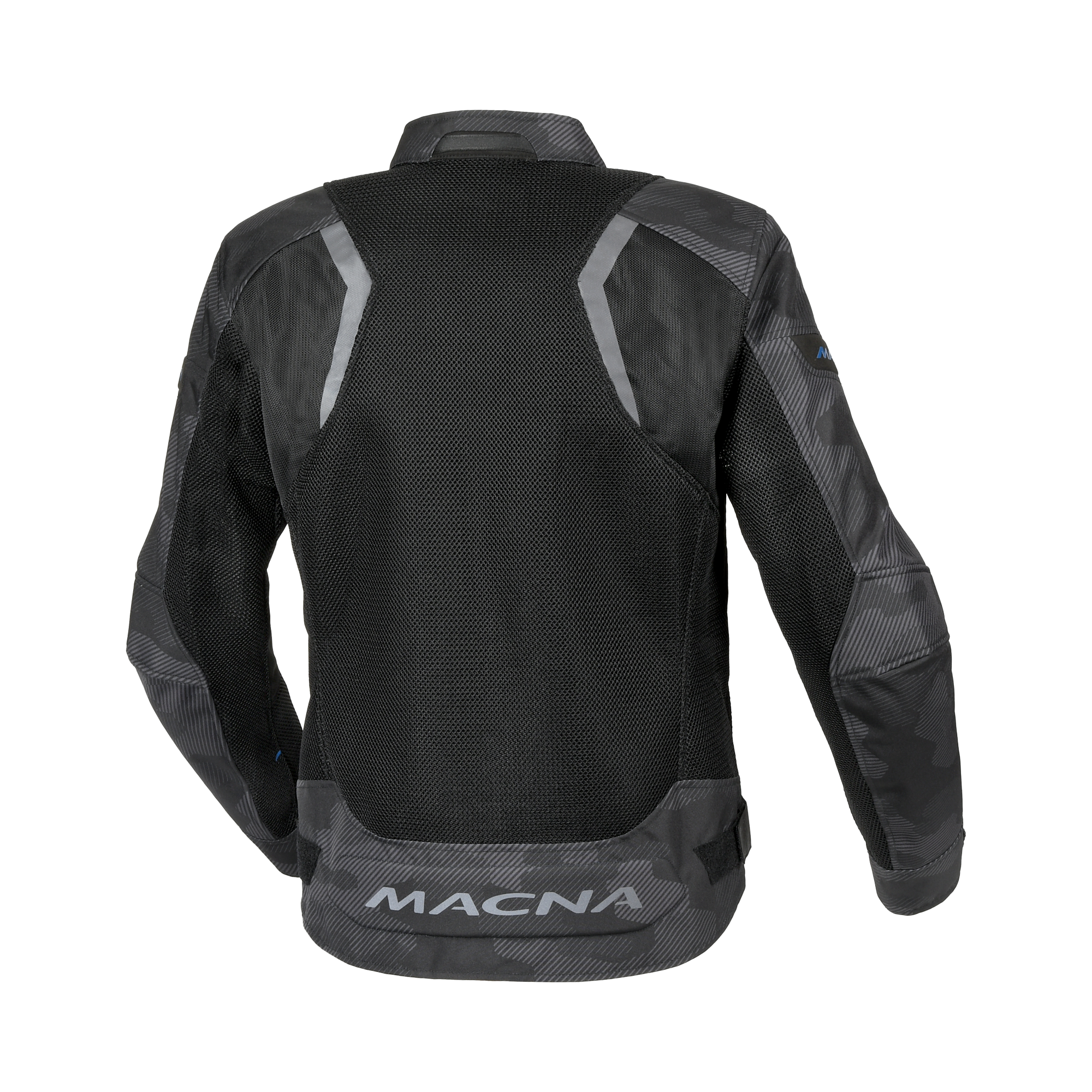 Macna Velotura Nero/Grigio - Giacca Moto Estiva in Rete Ventilata City CE Classe A Uomo - vista 2