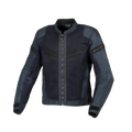 Macna Velotura Blu Scuro - Giacca Moto Estiva in Rete Ventilata City CE Classe A Uomo - vista 1