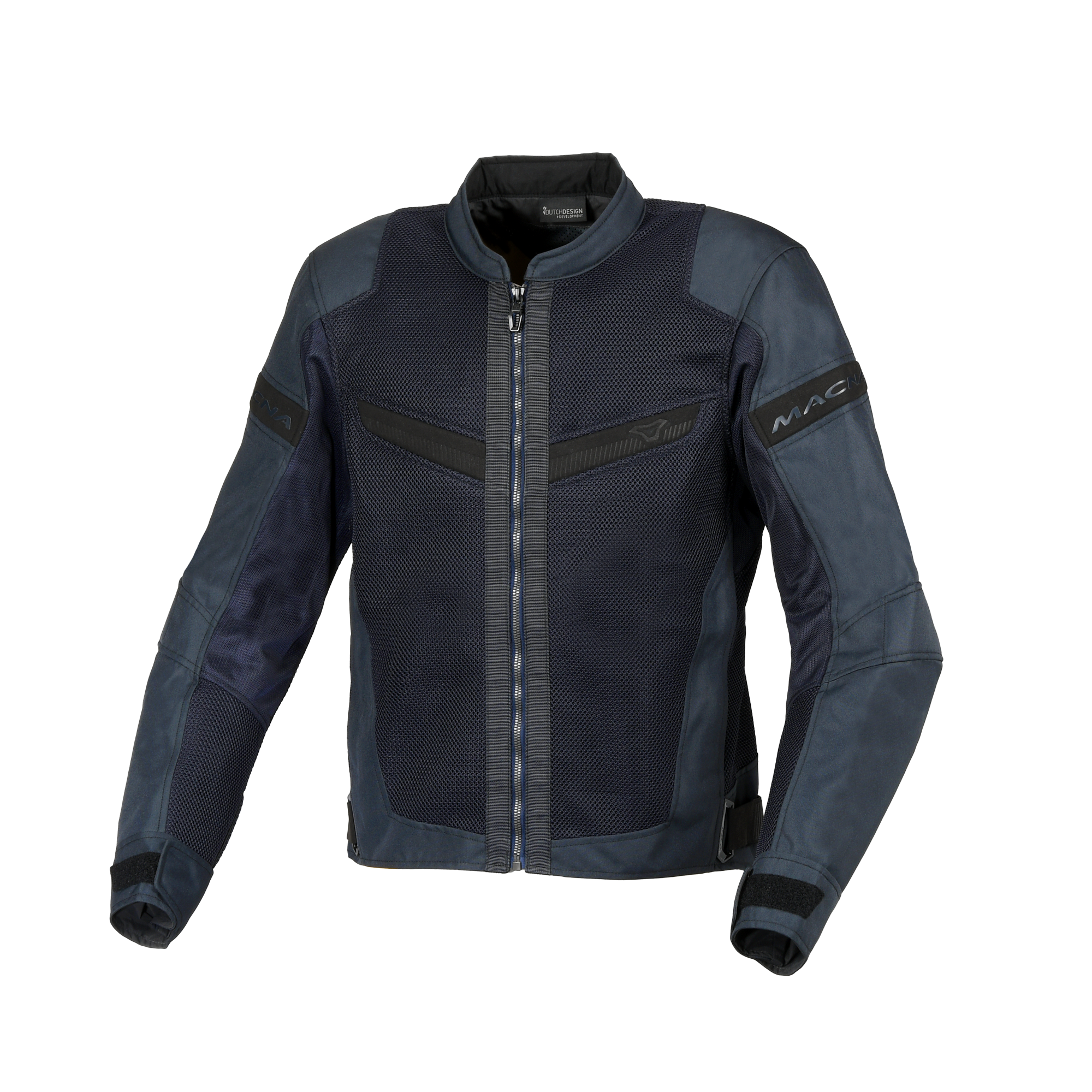 Macna Velotura Blu Scuro - Giacca Moto Estiva in Rete Ventilata City CE Classe A Uomo - vista 1