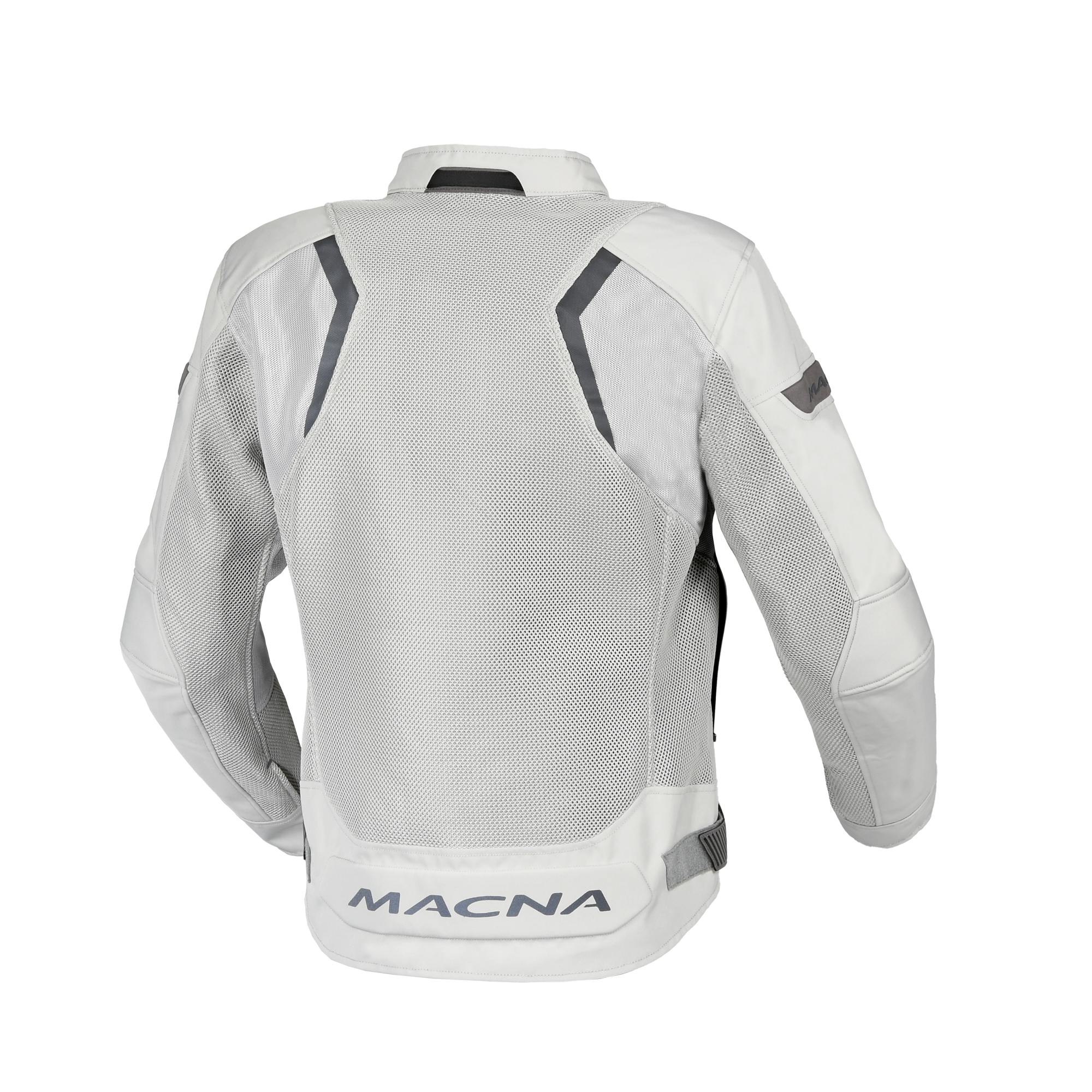 Macna Velotura Grigio Chiaro - Giacca Moto Estiva in Rete Ventilata City CE Classe A Uomo - vista 2