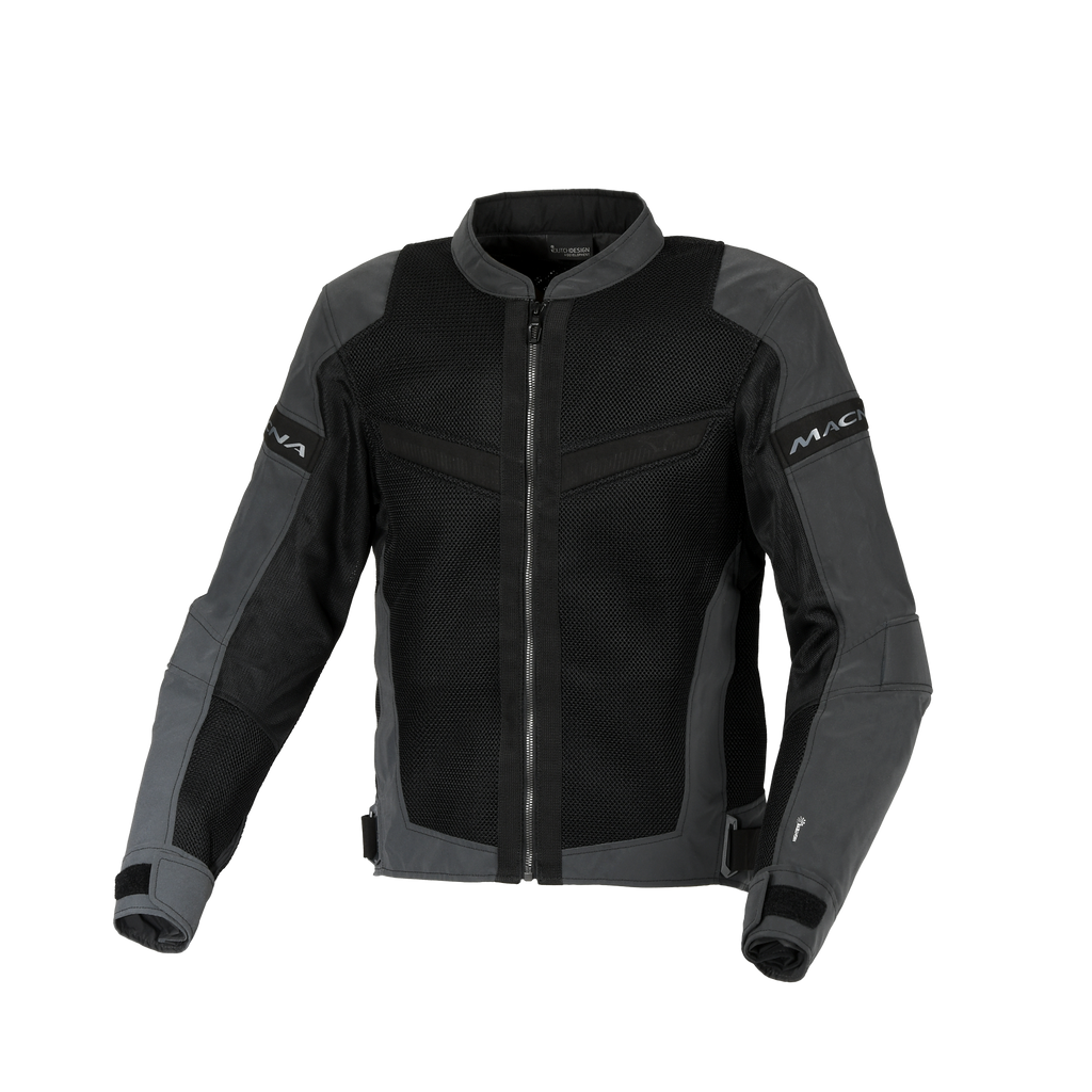 Macna Velotura Night Eye Nero - Giacca Moto Estiva in Rete Riflettente City CE Classe A Uomo - vista 1