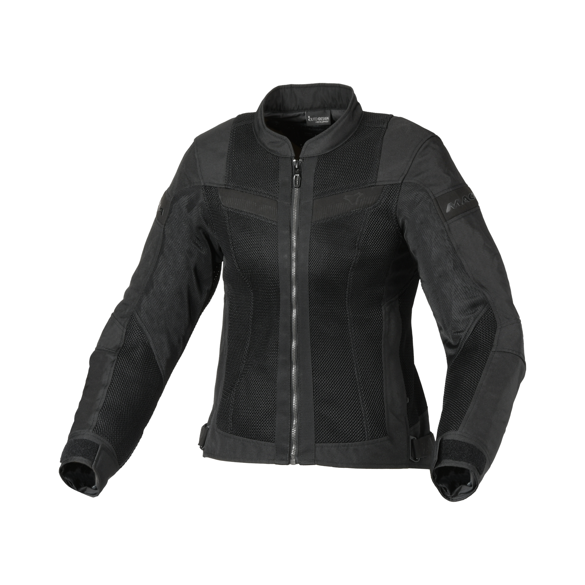 Macna Velotura Nero – Giacca Moto City Estiva in Rete Donna