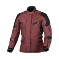 Macna Zastra Rosso Scuro – Giacca Moto Adventure 4 Stagioni Impermeabile CE Donna – vista frontale
