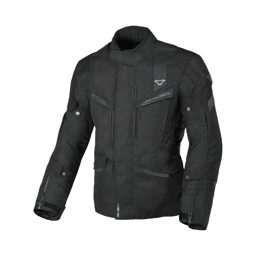 Macna Zastro Nero – Giacca Moto Adventure 4 Stagioni Impermeabile CE Uomo – vista frontale