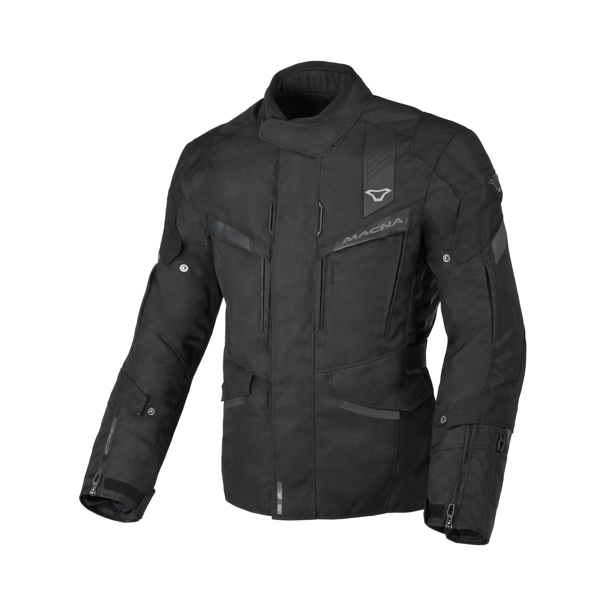 Macna Zastro Nero – Giacca Moto Adventure 4 Stagioni Impermeabile CE Uomo – vista frontale