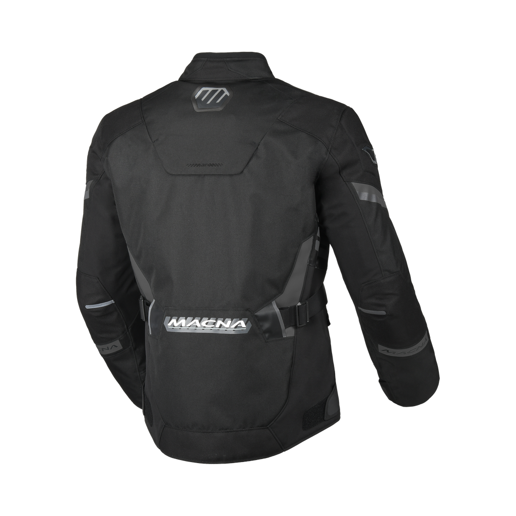 Macna Zastro Nero – Giacca Moto Adventure 4 Stagioni Impermeabile CE Uomo – vista posteriore