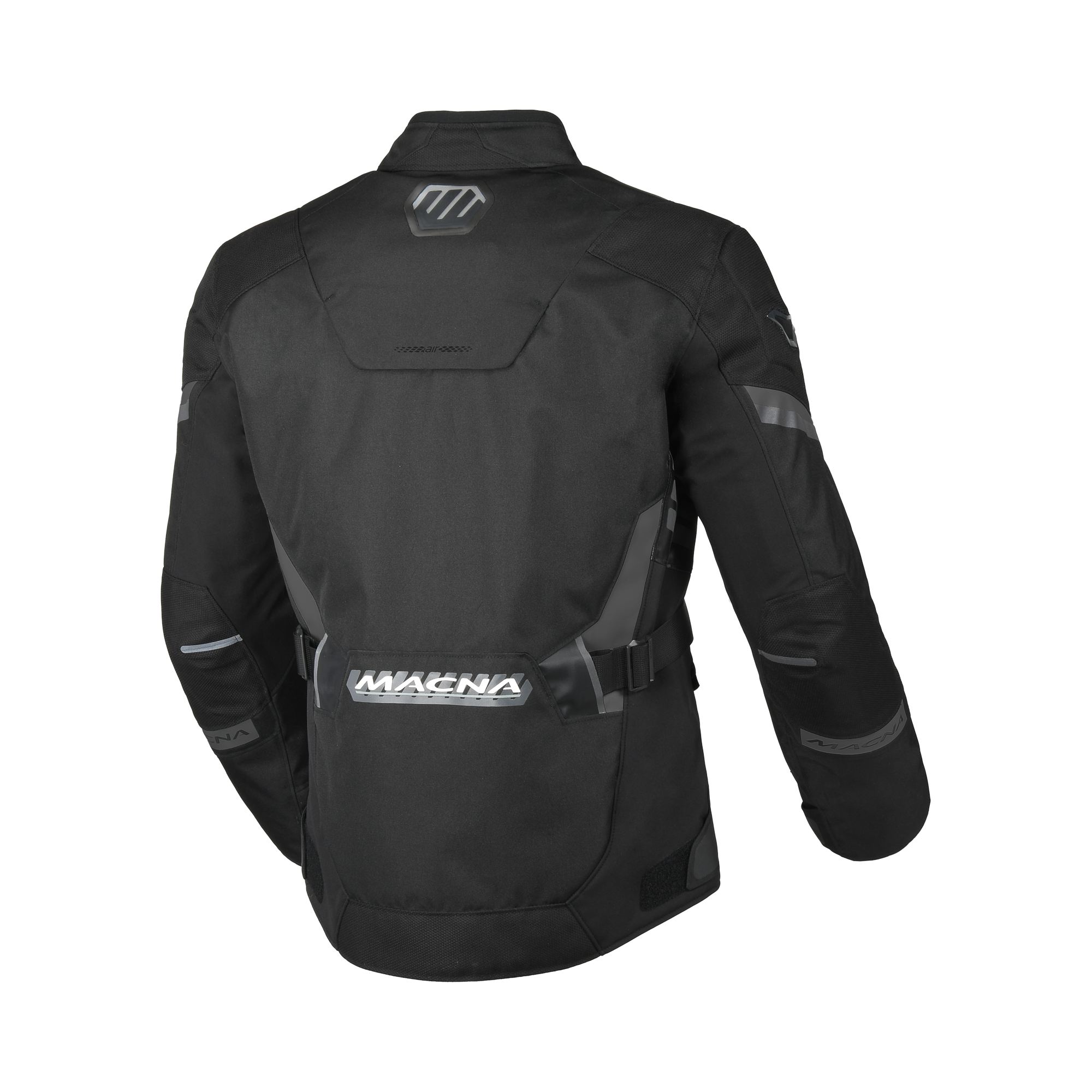 Macna Zastro Nero – Giacca Moto Adventure 4 Stagioni Impermeabile CE Uomo – vista posteriore