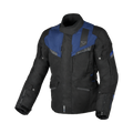 Macna Zastro Nero/Blu Scuro – Giacca Moto Adventure 4 Stagioni Impermeabile CE Uomo – vista frontale