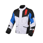 Macna Zastro Nero/Grigio – Giacca Moto Adventure 4 Stagioni Impermeabile CE Uomo – vista frontale