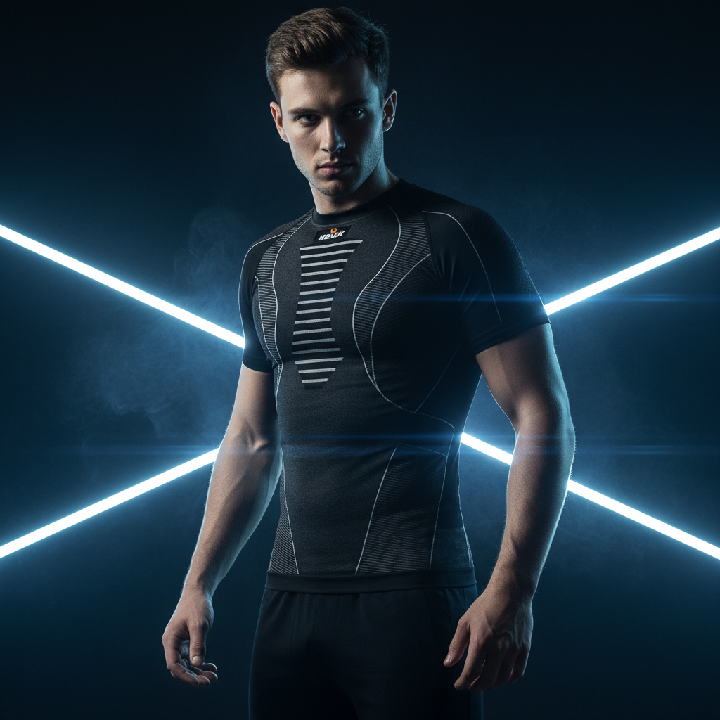 Maglia Tecnica Hevik Manica Corta Nera Nero Abbigliamento Tecnico - Moon Bike - Vista 5