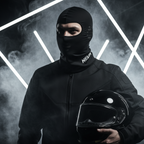Maschera Sottocasco Hevik a Tubo Carbon Nero Scaldacollo e Sottocasco - Moon Bike - Vista 6