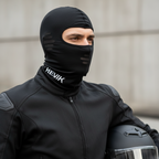 Maschera Sottocasco Hevik a Tubo Carbon Nero Scaldacollo e Sottocasco - Moon Bike - Vista 2