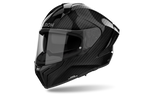 Airoh Matryx Carbon carbonio lucido MXC99: profilo con presa d'aria sulla mentoniera