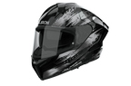 Airoh Matryx Reflex grigio lucido MXRE16: casco integrale con grafica a pennellate
