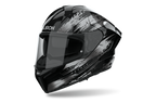 Airoh Matryx Reflex grigio lucido MXRE16: profilo con presa d'aria sulla mentoniera