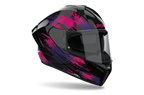 Casco integrale Airoh Matryx Reflex viola lucido cod. MXRE54, tre quarti anteriore