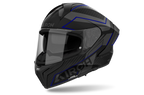 Airoh Airoh Matryx Sentinel Blue Matt – Casco Integrale Composite Carbon ECE 22.06 Blu Caschi integrali - Moon Bike - Vista 3