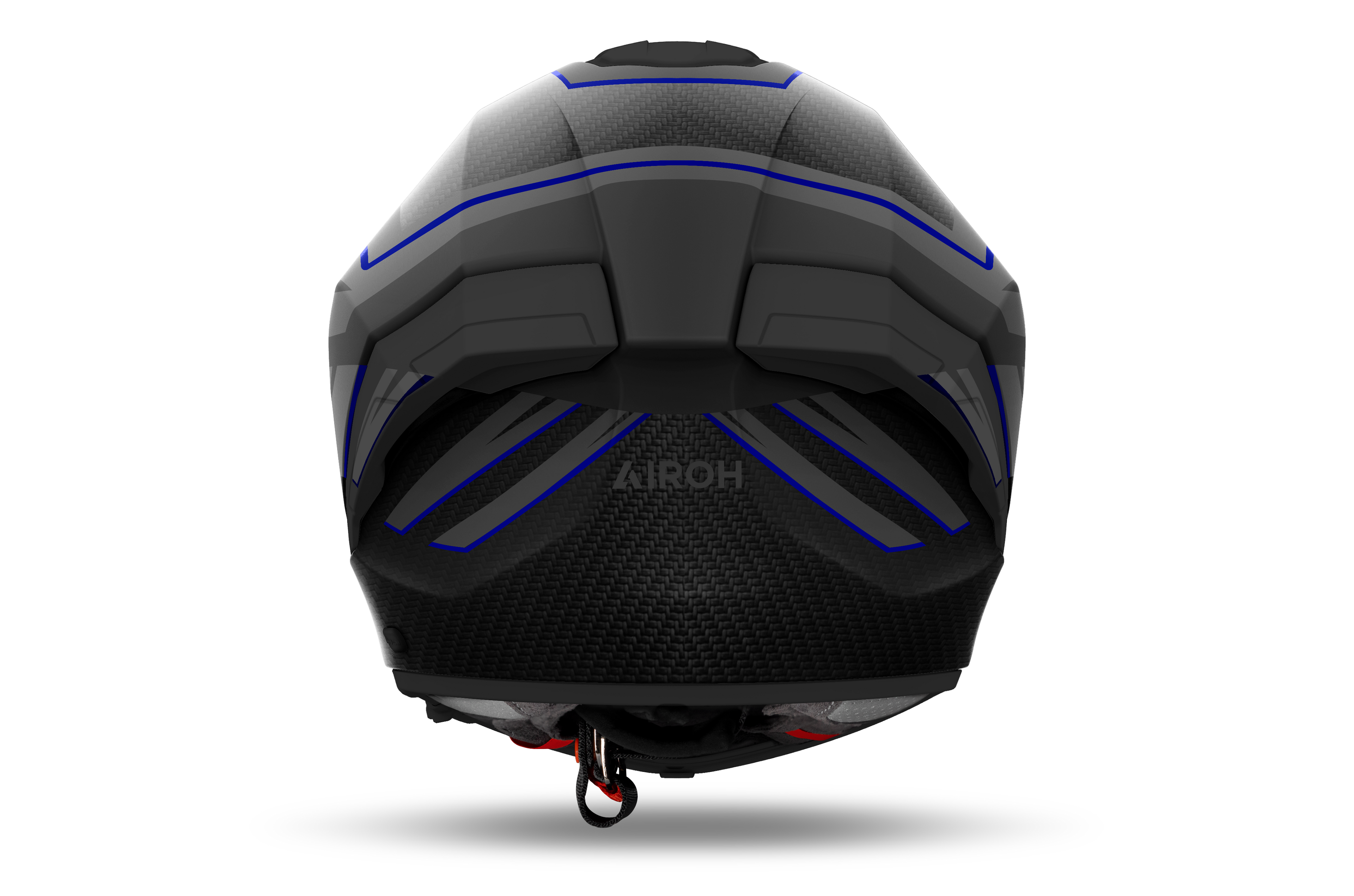 Airoh Airoh Matryx Sentinel Blue Matt – Casco Integrale Composite Carbon ECE 22.06 Blu Caschi integrali - Moon Bike - Vista 4