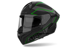 Airoh Matryx Sentinel Green Matt casco integrale - vista frontale