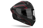 Airoh Airoh Matryx Sentinel Red Matt – Casco Integrale Composite Carbon ECE 22.06 Rosso Caschi integrali - Moon Bike - Vista 2